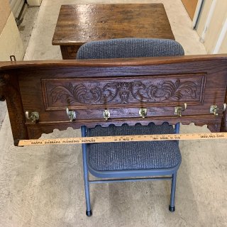 Photo of Carved hat rack