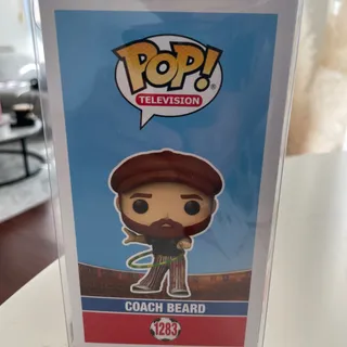 Photo of Ted Lasso bobble head (Coach Beard UNOPENED)