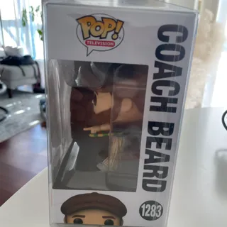 Photo of Ted Lasso bobble head (Coach Beard UNOPENED)