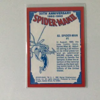 Photo of Spider Man II #1 30th Anniversary Collector Card by Marvel