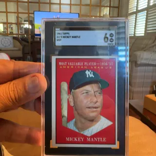 Photo of 1961 Topps Original and authentic graded 6 near mint