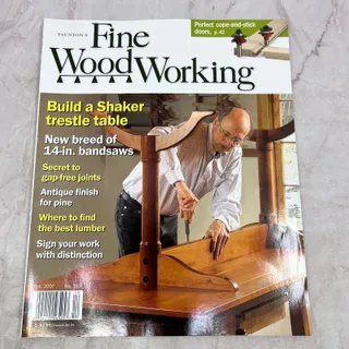 Photo of Shaker Trestle Table - Oct 2007 No 193 - Taunton's Fine Woodworking Magazine M36