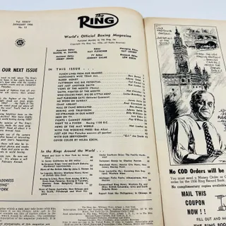 Photo of 1956 Jan - The Ring Boxing Magazine – Floyd Patterson Cover TA5