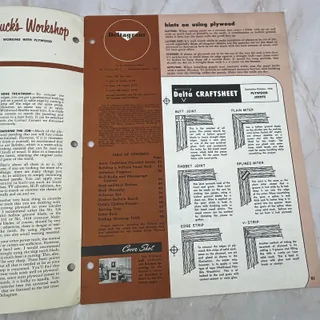 Photo of 1956 Oct The Deltagram Newsletter Rockwell Delta Power Tools Woodwork TI9-P3
