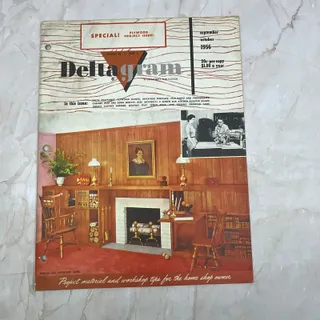 Photo of 1956 Oct The Deltagram Newsletter Rockwell Delta Power Tools Woodwork TI9-P3
