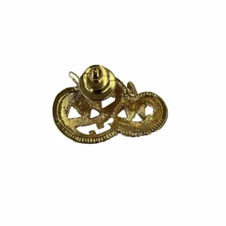 Photo of Avon Halloween Jack O Lantern Pin Gold Tone