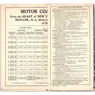 Photo of 1930 B&O RR NY Newark Philadelphia Wilmington Baltimore Washington Timetable