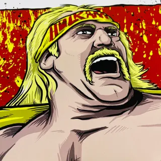 Photo of Hulk Hogan WWE Christopher Ott Limited Edition Poster 11x17 FL2