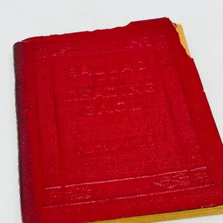 Photo of c1920 Little Leather Library Book BATTLE OF READING GAOL Wilde TA7