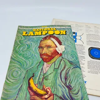 Photo of NATIONAL LAMPOON Original October 1973 Vol. 1, No. 43 Van Gogh cover BA2
