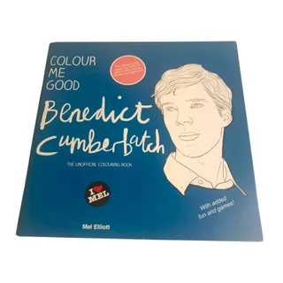 Photo of Colour Me Good Benedict Cumberbatch Paperback Coloring Book