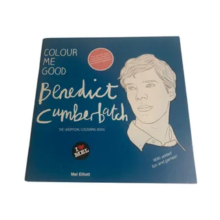 Photo of Colour Me Good Benedict Cumberbatch Paperback Coloring Book