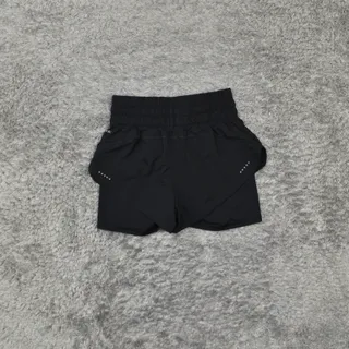 Photo of Puma Women's Size M Athletic Shorts sports Black Polyester