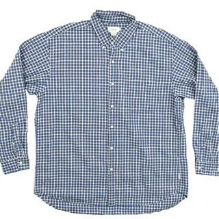 Photo of J. Crew Men's XL Button Shirt Long Sleeve Plaid Multicolor Classic Plaid Cotton