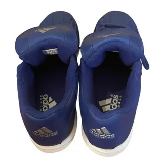 Photo of Size 8.5 Adidas Womens Softball Cleats Blue White Lace Up 467581