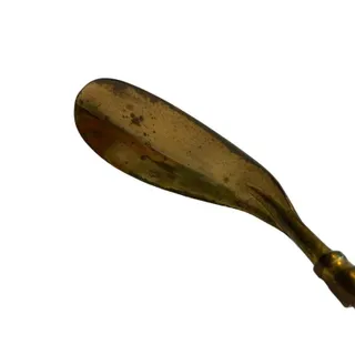 Photo of Brass Horse Head Equestrian Shoe Horn Vintage