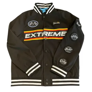 Photo of Large (14) SOHO Boys Club Extreme Jacket Racing Black Snap Up Youth