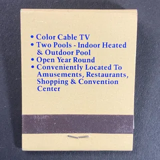 Photo of Sand Castle Motel Myrtle Beach SC Matchbook c1975-80's VGC