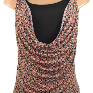 Photo of Susan Lawrence Geometric Print Blouse Size Small