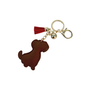 Photo of Bling Crystal Dog Tassel Keychain
