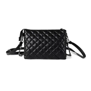 Photo of Ladies Nylon Puffer Quilt Bag Chain Décor Strap. By Nollia