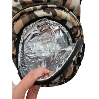 Photo of Obersee backpack Camo 2-in-1 lunchbox preschool daycare kindergarten