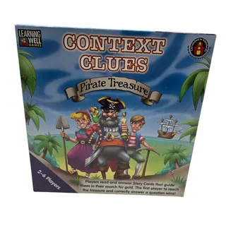 Photo of Context Clues Pirate Treasure Board Game Reading Treasure NEW