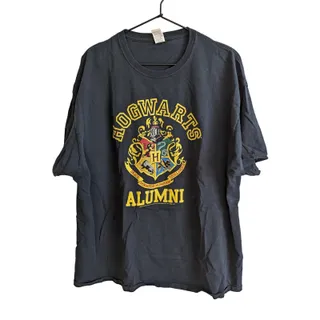 Photo of Harry Potter Mens Sz 2XL Short Sleeve T Shirt Hogwarts Alumni Black