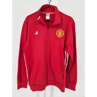 Photo of Adidas Manchester United FC Jacket Men's L Soccer Football Red Black