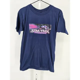 Photo of Vintage SEGA Arcade Video Game Star Trek Single Stitch Tshirt Mens Sz L