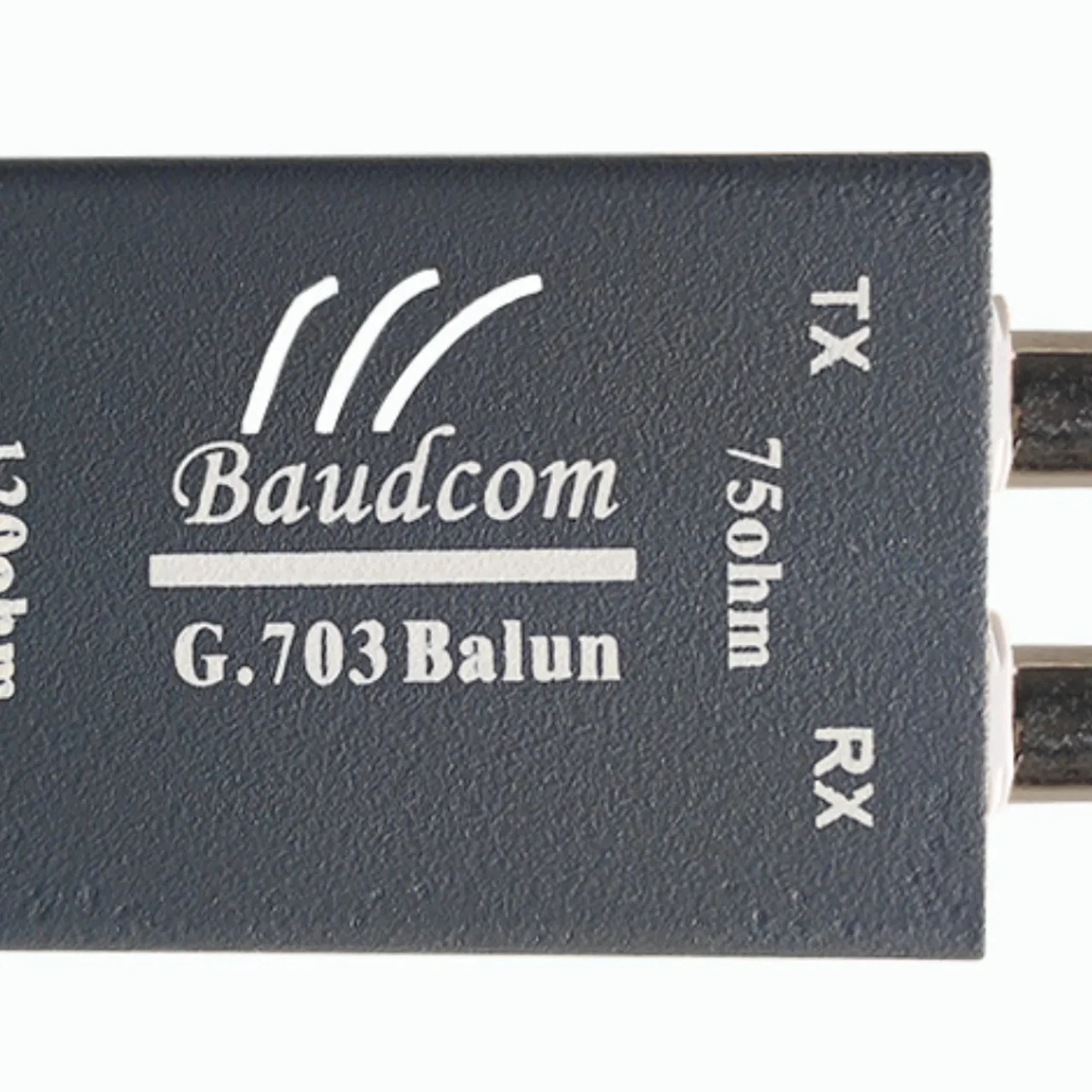 baudcom 75ohm BNC Coax to 120ohm RJ45 G703 E1 Balun Adapter