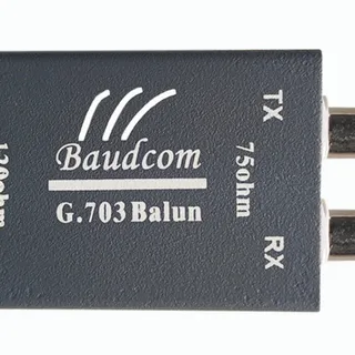 Photo of baudcom 75ohm BNC Coax to 120ohm RJ45 G703 E1 Balun Adapter
