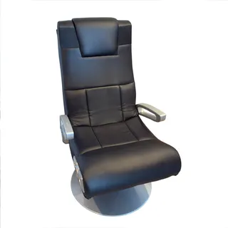 Photo of X Rocker Pro 2.1 Wireless Gaming Chair Pedestal Base Arm Rests Black Vinyl New
