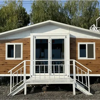Photo of Modern Modular Log Cabin