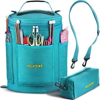 Photo of CRAFTISS Knitting Bag Yarn Storage