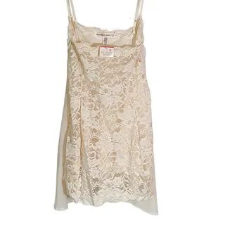 Photo of Vintage 90s Victoria's Secret Cream 2-Piece Layered Babydoll Lingerie Medium NWT