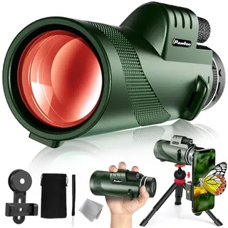 Photo of 40X60 Monocular Telescope, High Power Monocular for Adults with Phone Adapter & Tripod & Hand Strap