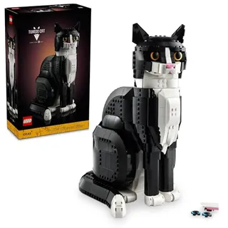 Photo of LEGO Ideas Tuxedo Cat – Building Sets for Adults, Ages 18+
