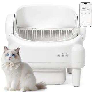 Photo of Self Cleaning Litter Box, Open Top with App Control for Multiple Cats