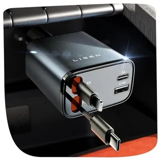 Photo of Retractable Car Charger for iPhone 17 16 15 14