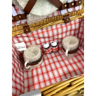 Photo of Picnic Time New Catalina Picnic Basket Lined Accessories 14"l x 8"h x 11"w