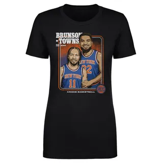 Photo of Jalen Brunson & Karl-Anthony Towns New York Knicks Step Brothers