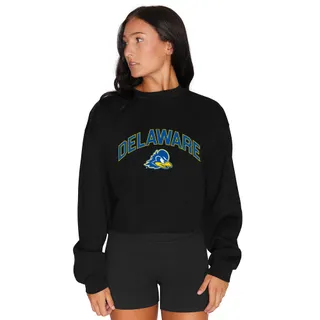 Photo of Delaware Blue Hens Black Crewneck