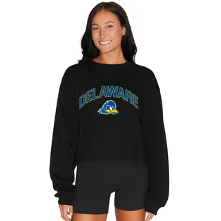 Photo of Delaware Blue Hens Black Crewneck