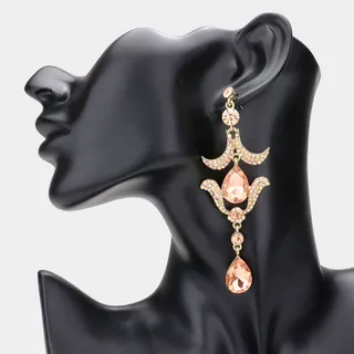 Photo of Regal Temple Droplet Earrings