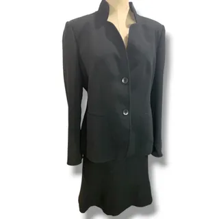 Photo of Size 14 Linda Allard Ellen Tracy Womens New 2 Piece Skirt Suit Blazer