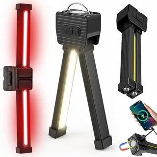 Photo of Portable Gym Lighting for Posing, 180°Rotate Foldable Camping Lamps