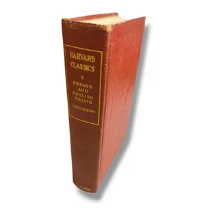Photo of Harvard Classics 5 Essays and English Traits Emerson 1909 Hardcover Book