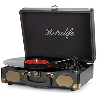 Photo of Retrolife Vinyl Record Player 3-Speed Bluetooth