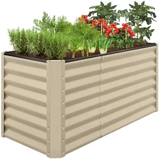 Photo of 4x2x2ft Outdoor Metal Raised Garden Bed
